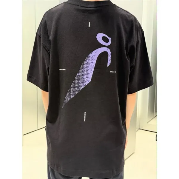 Design Abstract Graphic Oversized T-Shirt White - 17