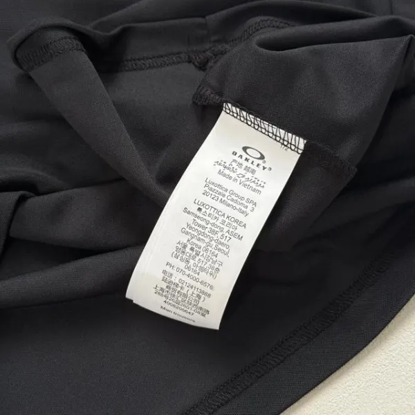 Oakley Polo Shirt Black with Logo Embroidery - 40