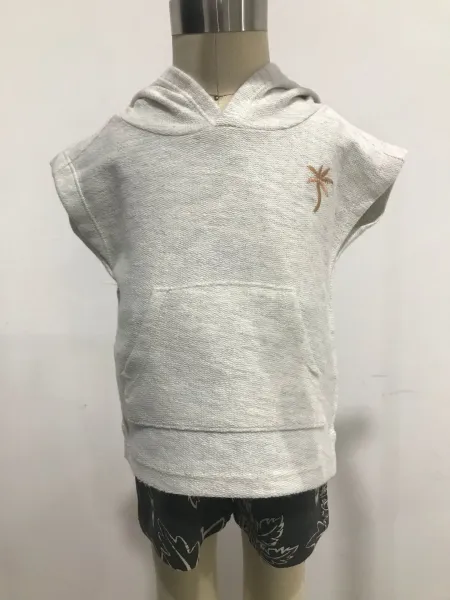 Palm Angels Palm Tree Hoodie and Tropical Print Shorts Set - 7