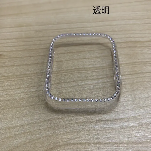 Apple Watch Crystal-Embellished Half-Case with Strap Band Smartwatches - 28