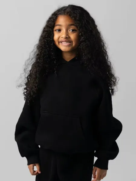 Design Oversized Hoodie and Jogger Set Black Casual Set - 8
