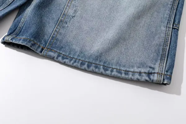 Carhartt Work In Progress Double Knee Shorts Black Denim - 17
