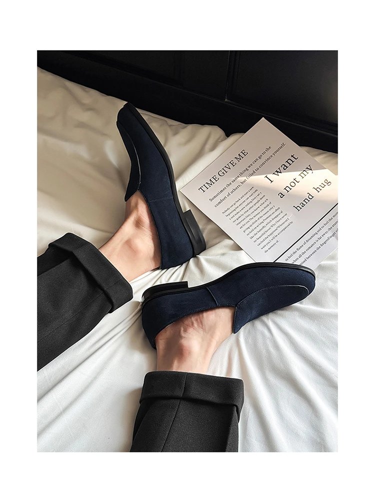 Design Suede Loafer Brown Casual Shoes - 21