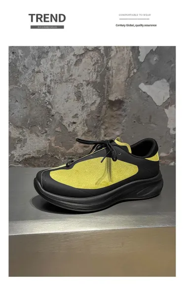Design Chunky Mesh Sneakers in Off-White - 12