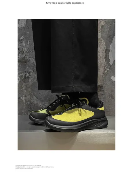 Design Chunky Mesh Sneakers in Off-White - 13