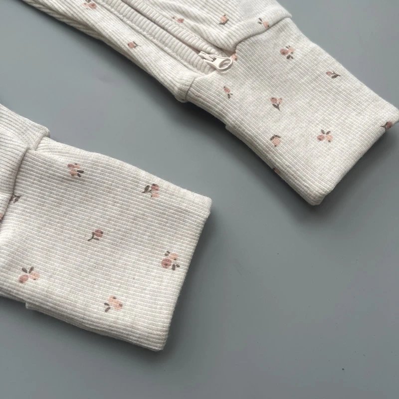 Design Disney Dumbo Ribbed Zip-Up Romper Gray Sleepwear - 19