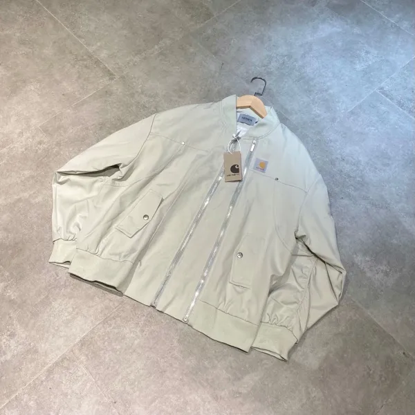 Carhartt Work In Progress Bomber Jacket Beige Outerwear - 7