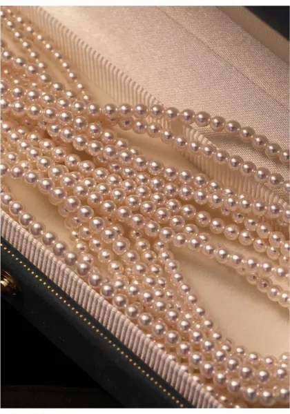 Design Double Strand Pearl Necklace White Jewelry - 27