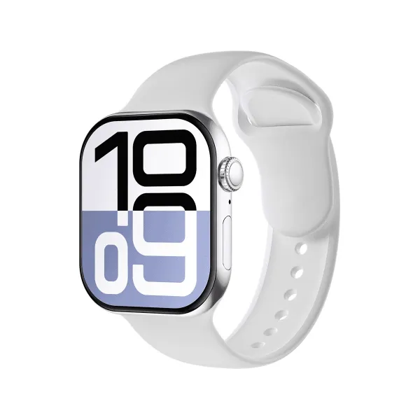 Apple Watch Series 9 White Sport Band Smartwatch Smartwatches - 1