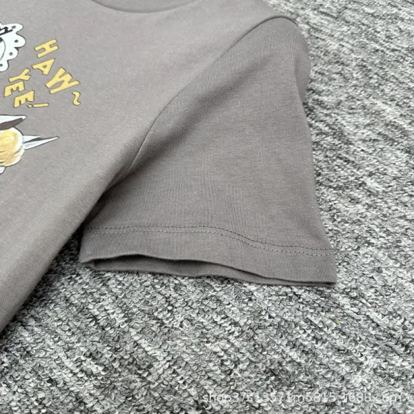 Design Rocking Horse Illustration Light Blue T-Shirt - 9