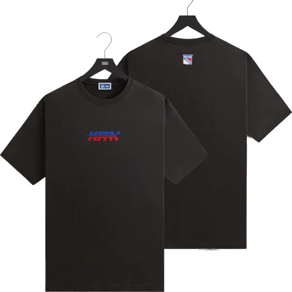 Kith x New York Rangers Logo T-Shirt Black - 11