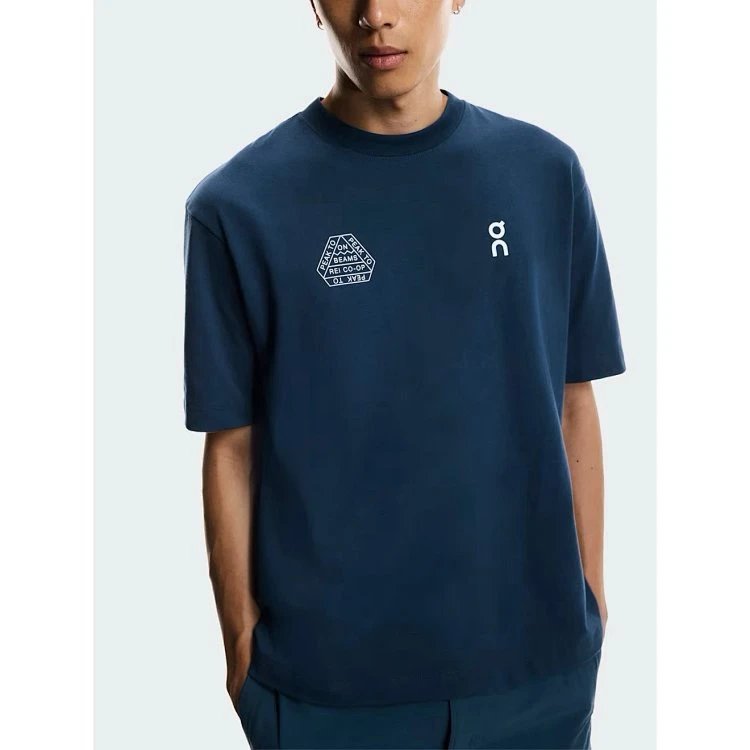 On x BEAMS Peak to Peak T-Shirt Navy - 27