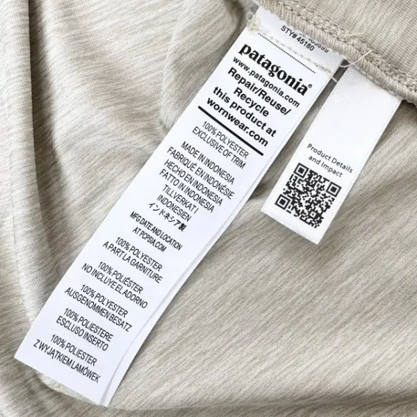 Patagonia Graphic Tee Beige with Tree Print T-Shirt - 25