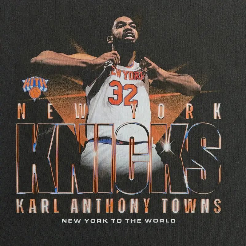 Kith x New York Knicks Jalen Brunson Graphic T-Shirt Black - 38