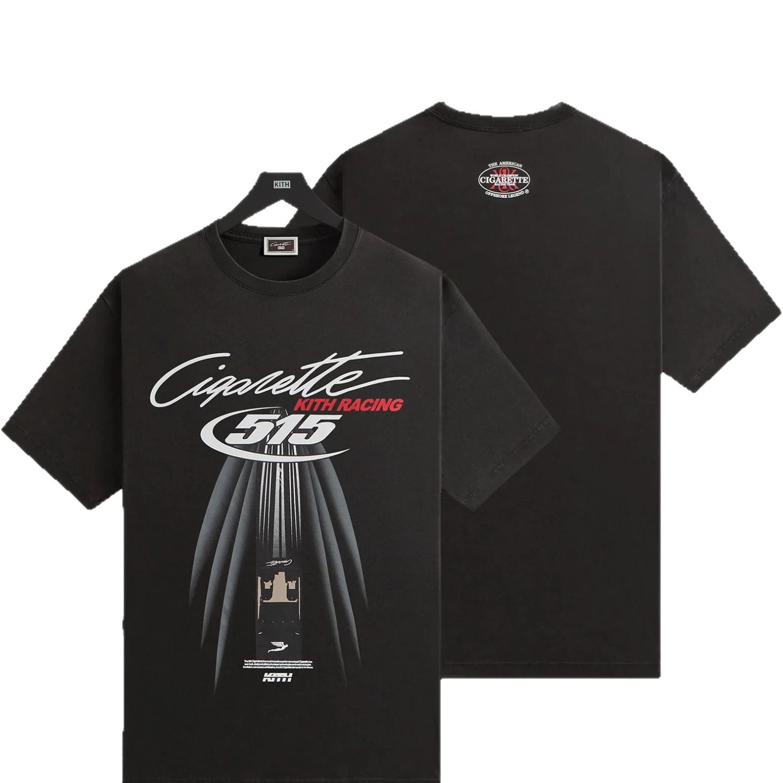Kith Graphic Print White Black Beige Casual T-Shirt