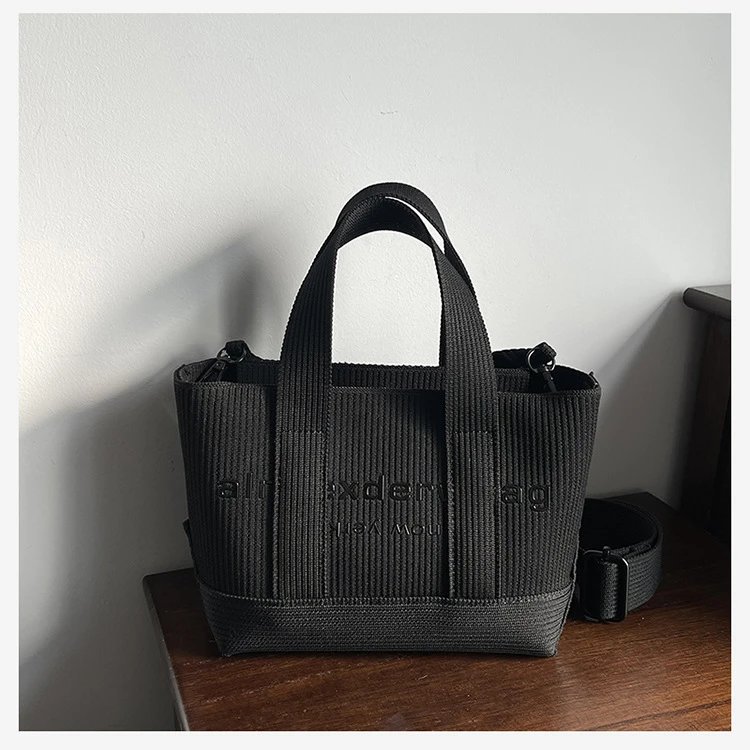 Design Luyuqianduo Mini Tote Bag Black Handbag Handbags - 16