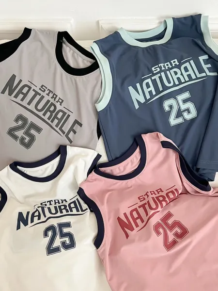 Design Star Nature 25 Basketball Jersey Set Navy Blue - 7
