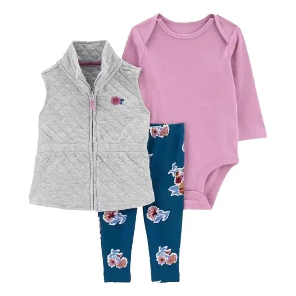 Design Carter's Tiny Ranger Explorer Set Burgundy / White / Denim Blue Baby Clothing Set Sets - 49