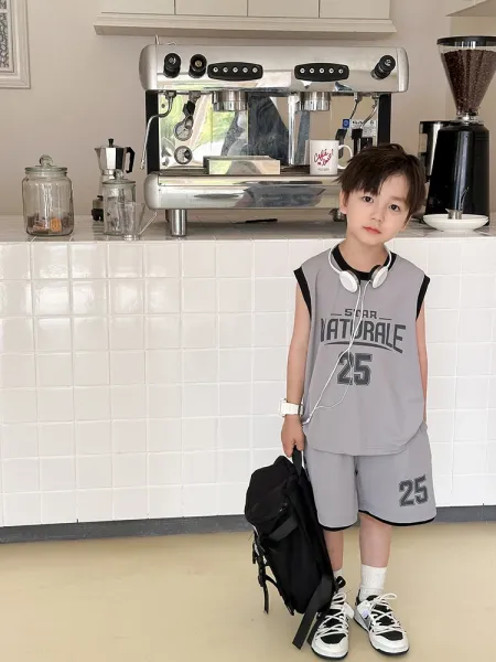 Design Star Nature 25 Basketball Jersey Set Navy Blue - 39