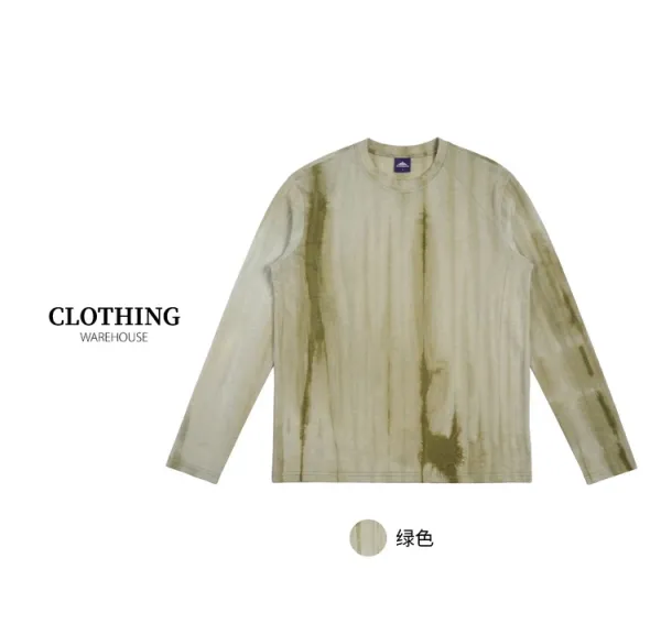 Design Clothing Warehouse Orange Tie-Dye Long Sleeve T-Shirt T-Shirts - 5
