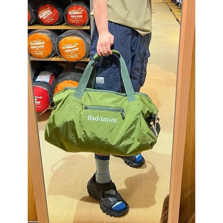 Design Montbell 40L Duffle Bag Navy Blue Travel Gym Bag Duffle Bag - 18