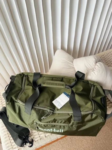 Design Montbell 40L Duffle Bag Navy Blue Travel Gym Bag Duffle Bag - 37
