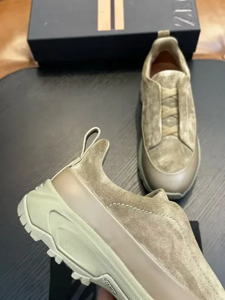 Hogan Interactive Sneaker Olive Suede Chunky Sneakers - 23