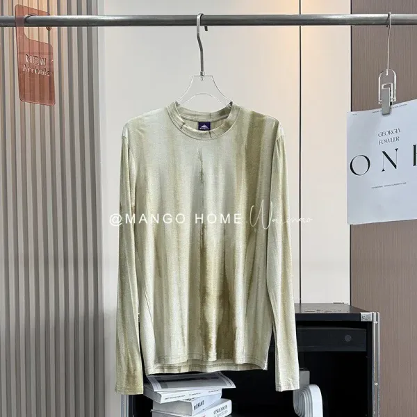 Design Clothing Warehouse Orange Tie-Dye Long Sleeve T-Shirt T-Shirts - 24