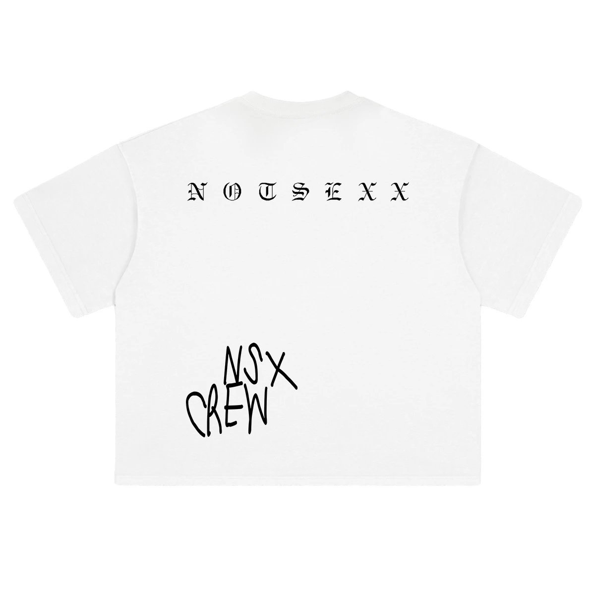 Design NOTSEXX x Leonardo DiCaprio NSX Crew Black T-Shirt T-Shirts - 16