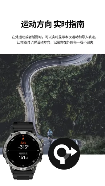 Design GPS Smartwatch Black with AMOLED Display Smartwatches - 6