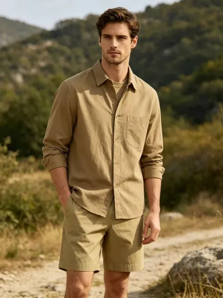Polo Ralph Lauren Classic Fit Chino Shorts Beige, White, Gray - 4