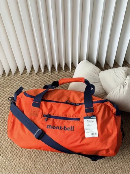 Design Montbell 40L Duffle Bag Navy Blue Travel Gym Bag Duffle Bag - 24