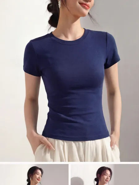 Design Nanlan Apparel 0 Polyester Regular Fit T-Shirt Gray T-Shirts - 31