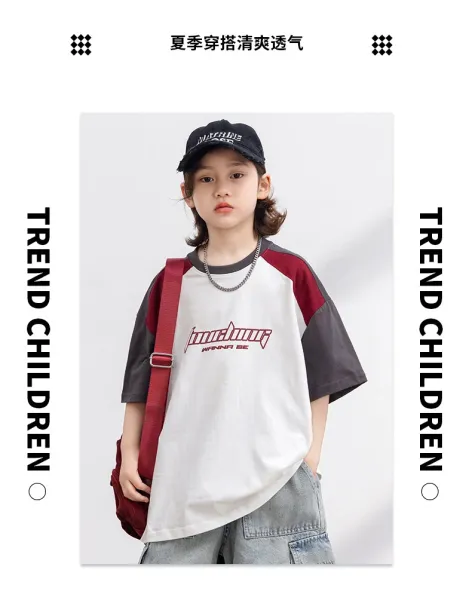 Design Raglan Sleeve Graphic T-Shirt White / Red / Gray - 10