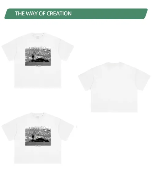 Design NSX Made x K. Lamar Graphic Print White T-Shirt T-Shirts - 9