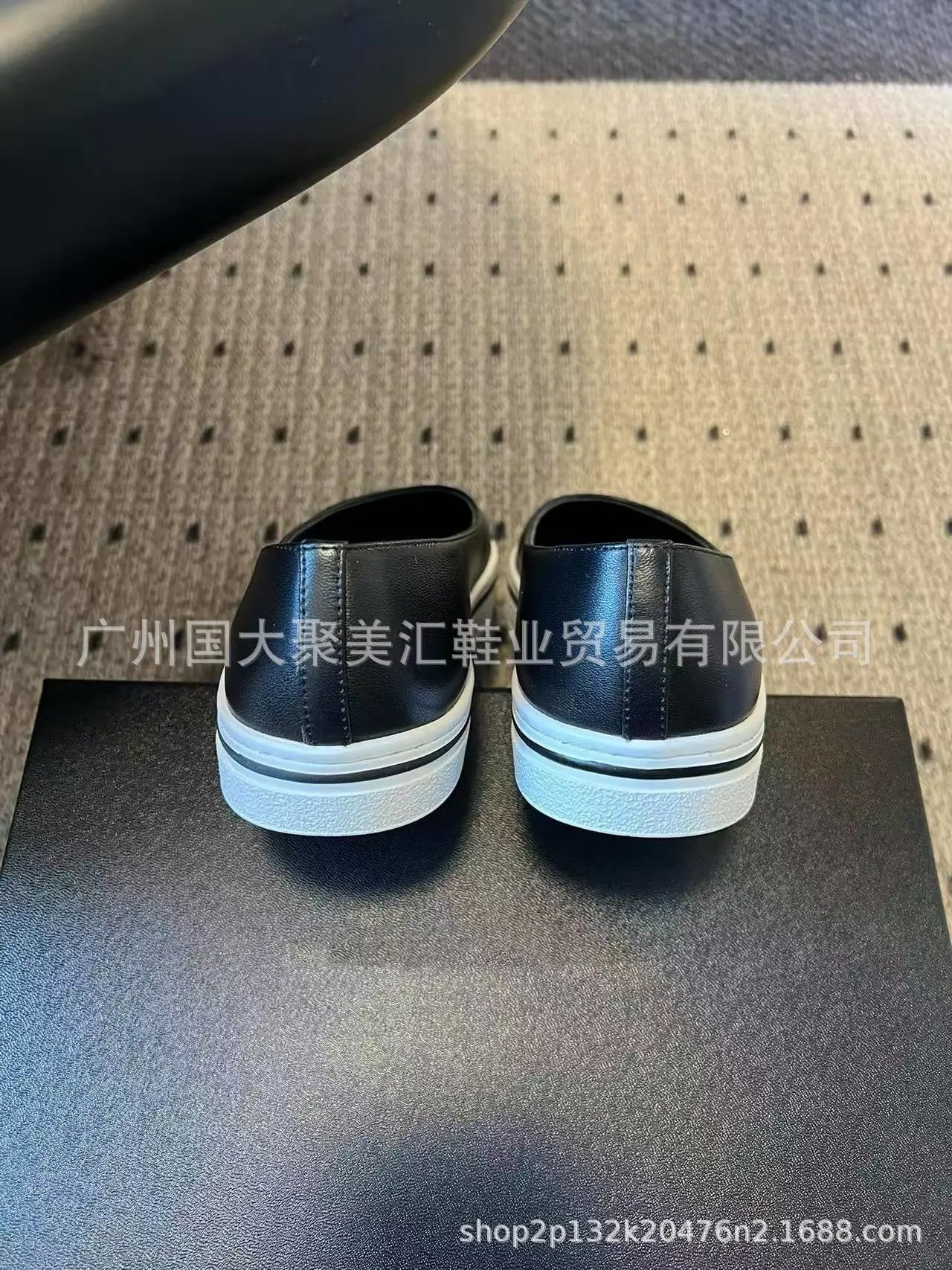 Chanel Two-Tone Cap-Toe Ballet Flats White and Black Casual Shoes - 19