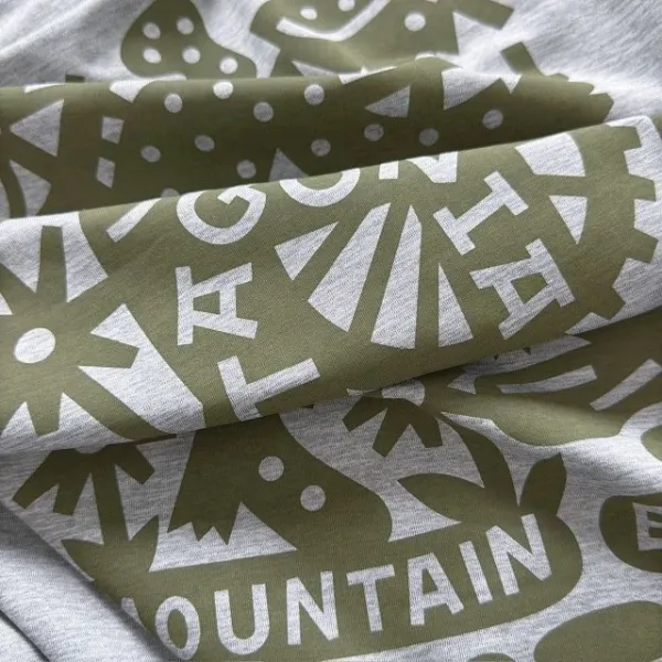 Patagonia Running Through the Mind, Body and Spirit T-Shirt Olive Green T-Shirt - 29