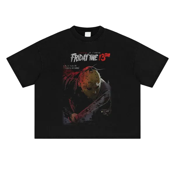 Design Friday the 13th Horror Graphic T-Shirt - 15