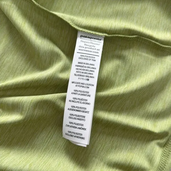 Patagonia Running Through the Mind, Body and Spirit T-Shirt Olive Green T-Shirt - 36