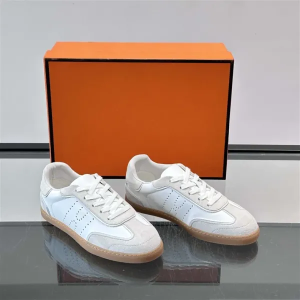 Hermès Oran Sneakers White with Gum Sole Sneakers - 5