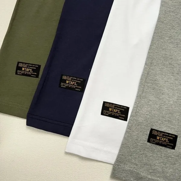 A Bathing Ape WTAPS Arch Logo Tank Top in White, Gray, Navy, and Army Green Vest Top - 30