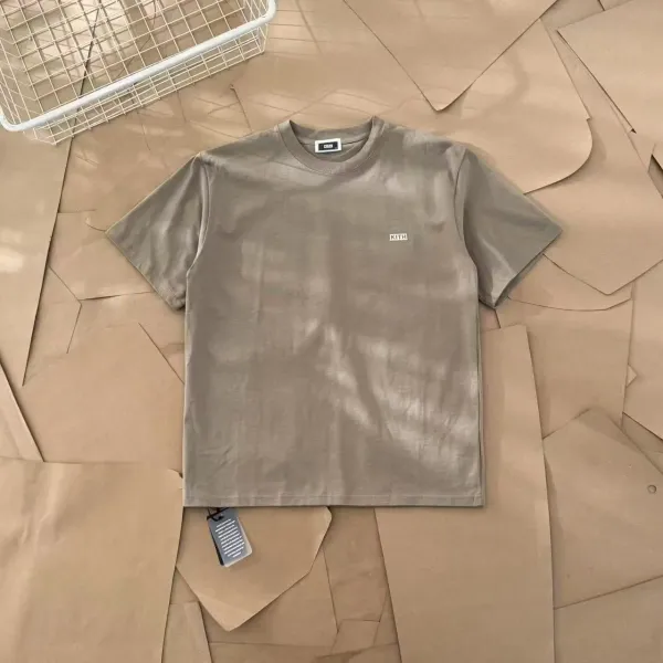 Kith Logo Tee Beige T-Shirt - 1