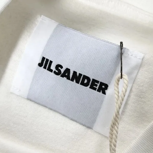 Jil Sander Logo Print Oversized T-Shirt Navy - 34