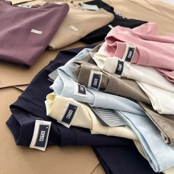 Kith Logo Tee Beige T-Shirt - 5