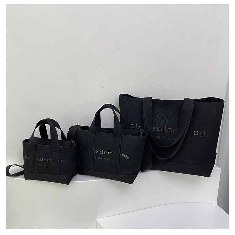 Design Luyuqianduo Mini Tote Bag Black Handbag Handbags - 23