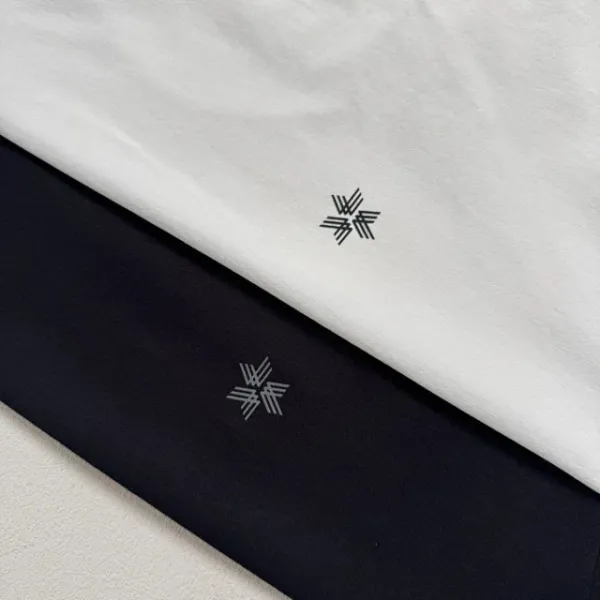 Design Goldwin Minimal Logo Cropped T-Shirt White and Black T-Shirts - 20