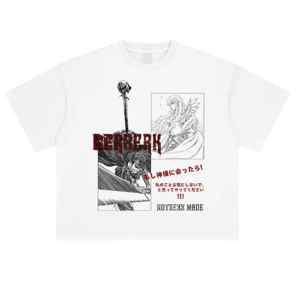 Design NOTSEXX x Berserk Long Sleeve T-Shirt Black T-Shirts - 16