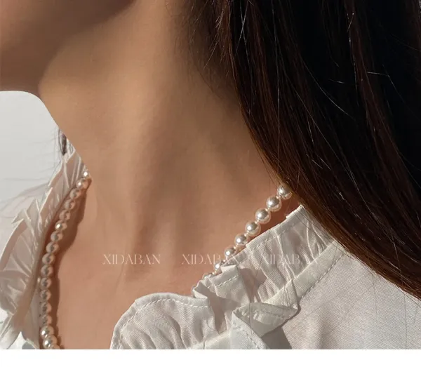 Design Pearl Drop Earrings Gray 10mm Jewelry - 30