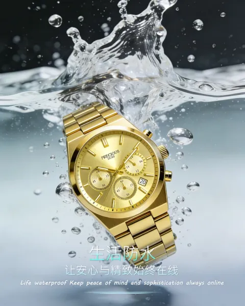 Design Precious Duke Chronograph Silver Stainless Steel Watch Watches - 5