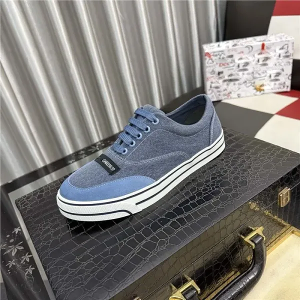 Dolce & Gabbana Denim Canvas Sneakers Blue - 1